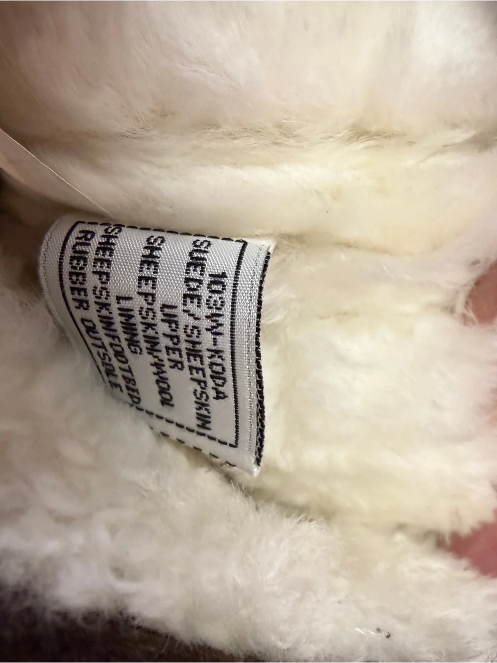 BEARPAW Koda Brown Suede Sheepskin Fur Trim Tall Boots Womens Size 9⁠